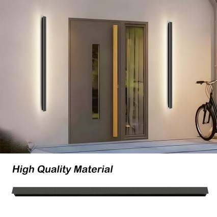 Brilagi - Kinkiet zewnętrzny LED LINEAR 32W/230V 4000K IP65 140 cm czarny CRI 90