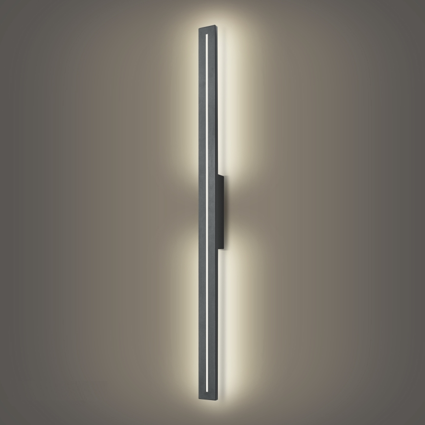 Brilagi - Zewnętrzny kinkiet LED LINEO 24W/230V 4000K IP65 100 cm antracyt