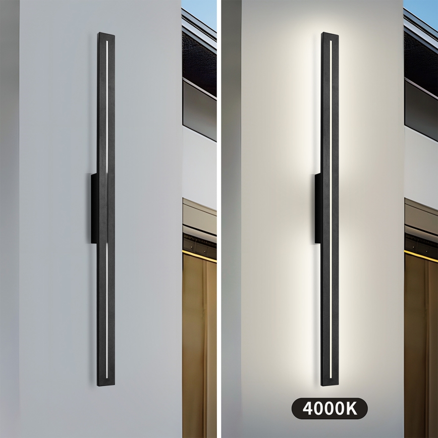 Brilagi - Zewnętrzny kinkiet LED LINEO LED/24W/230V 4000K IP65 100 cm czarny CRI 90