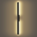 Brilagi - Zewnętrzny kinkiet LED LUNA 24W/230V 3000K IP65 100 cm czarny