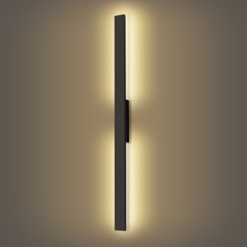 Brilagi - Zewnętrzny kinkiet LED LUNA 24W/230V 3000K IP65 100 cm czarny