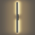 Brilagi - Zewnętrzny kinkiet LED LUNA LED/24W/230V 3000K IP65 100 cm antracyt