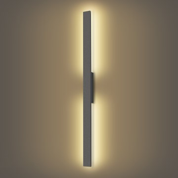 Brilagi - Zewnętrzny kinkiet LED LUNA LED/24W/230V 3000K IP65 100 cm antracyt