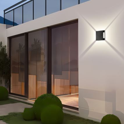 Brilagi - zewnętrzny kinkiet LED QUADRAY LED/4W/230V czarny IP65