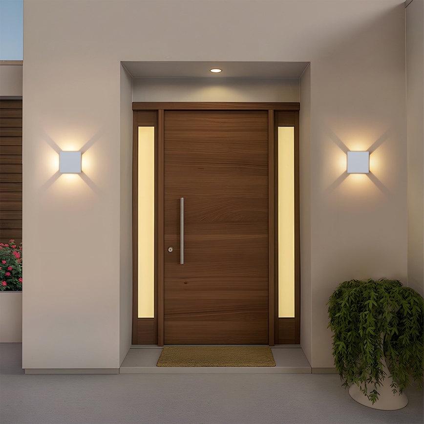 Brilagi - Zewnętrzny kinkiet LED QUADRAY LED/6W/230V biały IP54