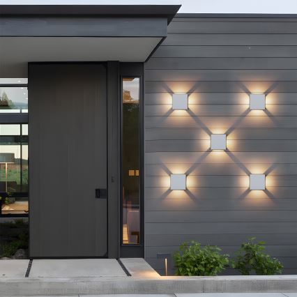 Brilagi - Zewnętrzny kinkiet LED QUADRAY LED/6W/230V biały IP54