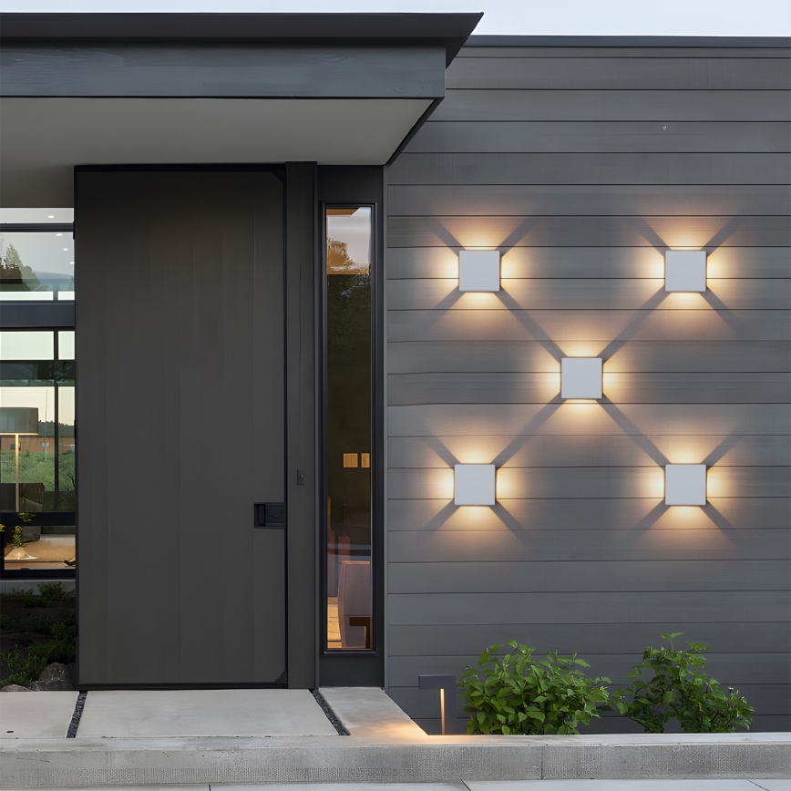 Brilagi - Zewnętrzny kinkiet LED QUADRAY LED/6W/230V biały IP54