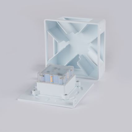 Brilagi - Zewnętrzny kinkiet LED QUADRAY LED/6W/230V biały IP54