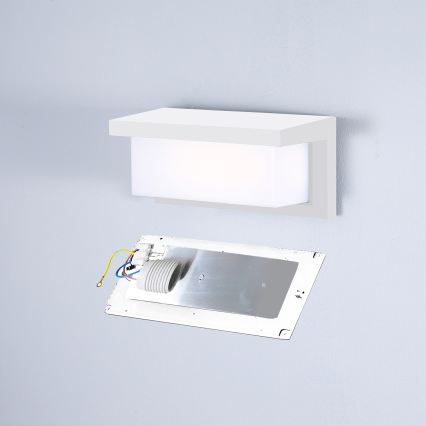 Brilagi - LED RGBW ściemnialny zewnętrzny kinkiet BRICKY 1xE27/15W/230V 2700-6500K IP54 biały