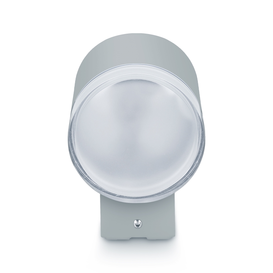 Brilagi - LED RGBW ściemnialna zewnętrzna oprawa ścienna MATERA 1xGU10/4,8W/230V 3000K IP54 szara + pilot zdalnego sterowania