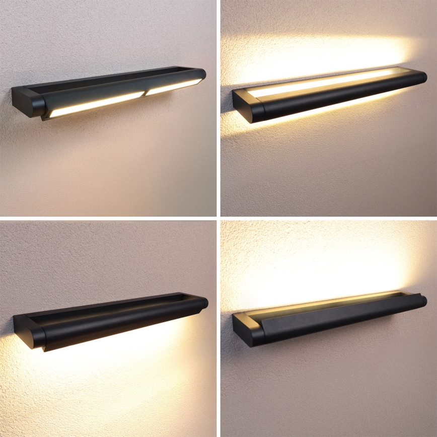 Brilagi - Zewnętrzny kinkiet LED SALERNO LED/24W/230V 66 cm czarny IP65
