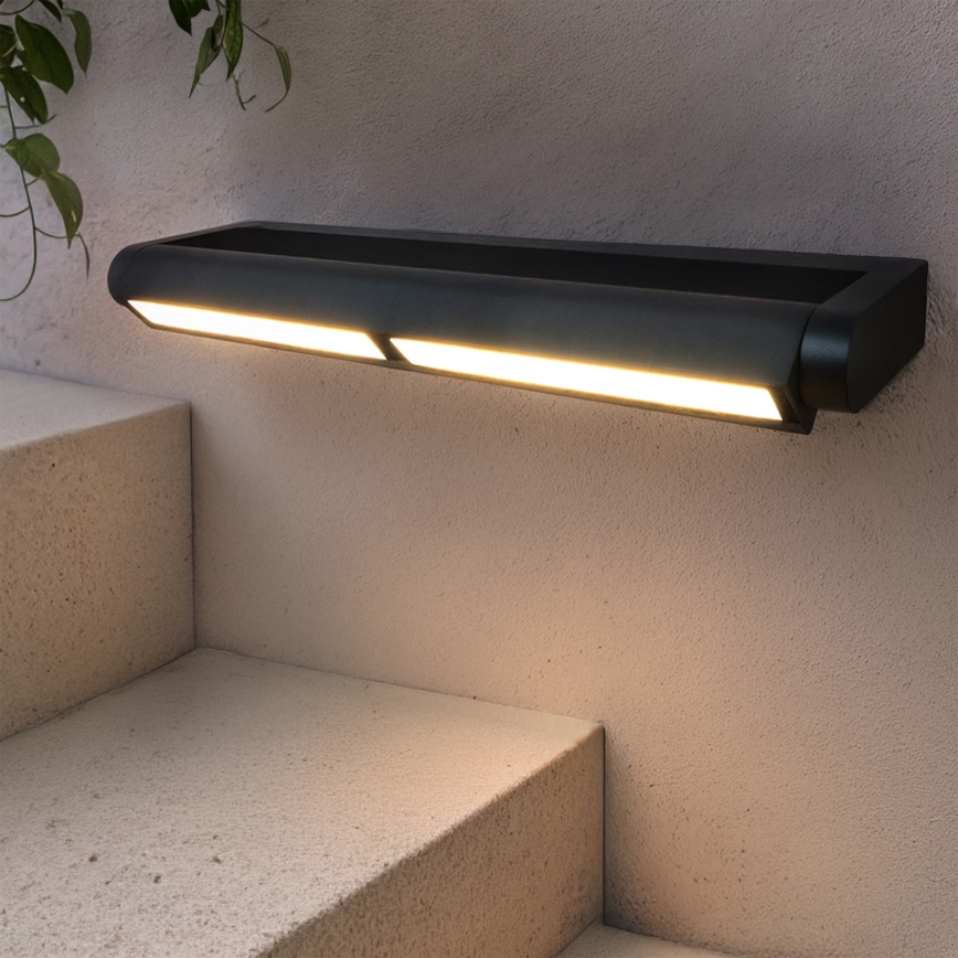 Brilagi - Zewnętrzny kinkiet LED SALERNO LED/24W/230V 66 cm czarny IP65
