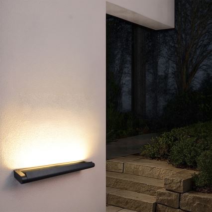Brilagi - Zewnętrzny kinkiet LED SALERNO LED/24W/230V 66 cm czarny IP65