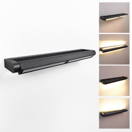 Brilagi - Zewnętrzny kinkiet LED SALERNO LED/24W/230V 66 cm czarny IP65
