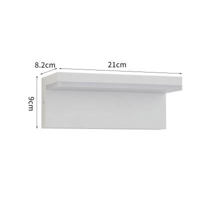 Brilagi - zewnętrzny kinkiet LED TESSI LED/10W/230V biały IP54