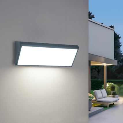 Brilagi - Zewnętrzny kinkiet LED TRIANGLE/42W/230V 45 cm antracyt IP65