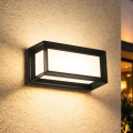 Brilagi - Zewnętrzny kinkiet LED z czujnikiem PARKER LED/12W/230V czarny IP44