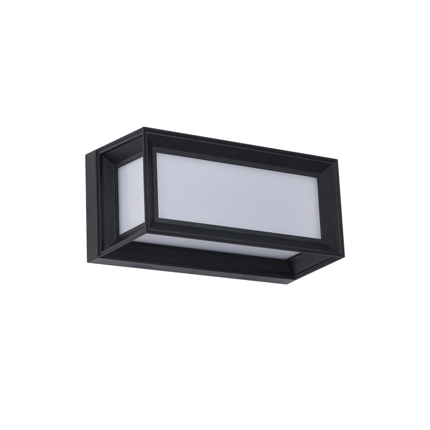 Brilagi - Zewnętrzny kinkiet LED z czujnikiem PARKER LED/12W/230V czarny IP44