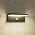 Brilagi - Zewnętrzny kinkiet LED z czujnikiem TESSI LED/10W/230V, czarny, IP54