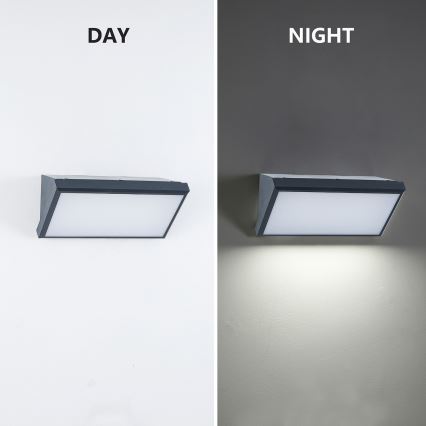 Brilagi - Zewnętrzny kinkiet LED z czujnikiem TRIANGLE LED/20W/230V antracyt IP65
