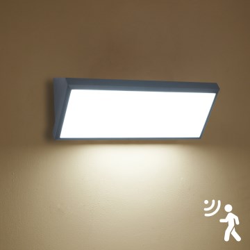 Brilagi - Zewnętrzny kinkiet LED z czujnikiem TRIANGLE LED/42W/230V 45 cm antracyt IP65