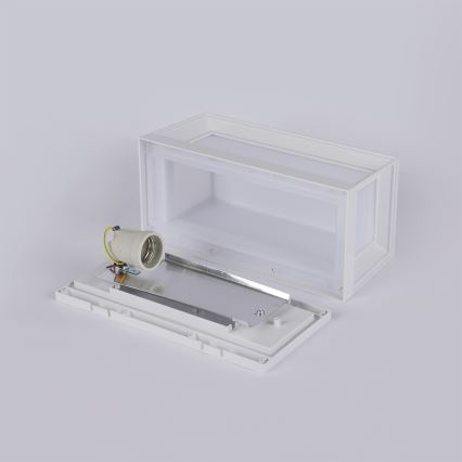 Brilagi - Zewnętrzny kinkiet PARKER 1xE27/60W/230V biały IP44