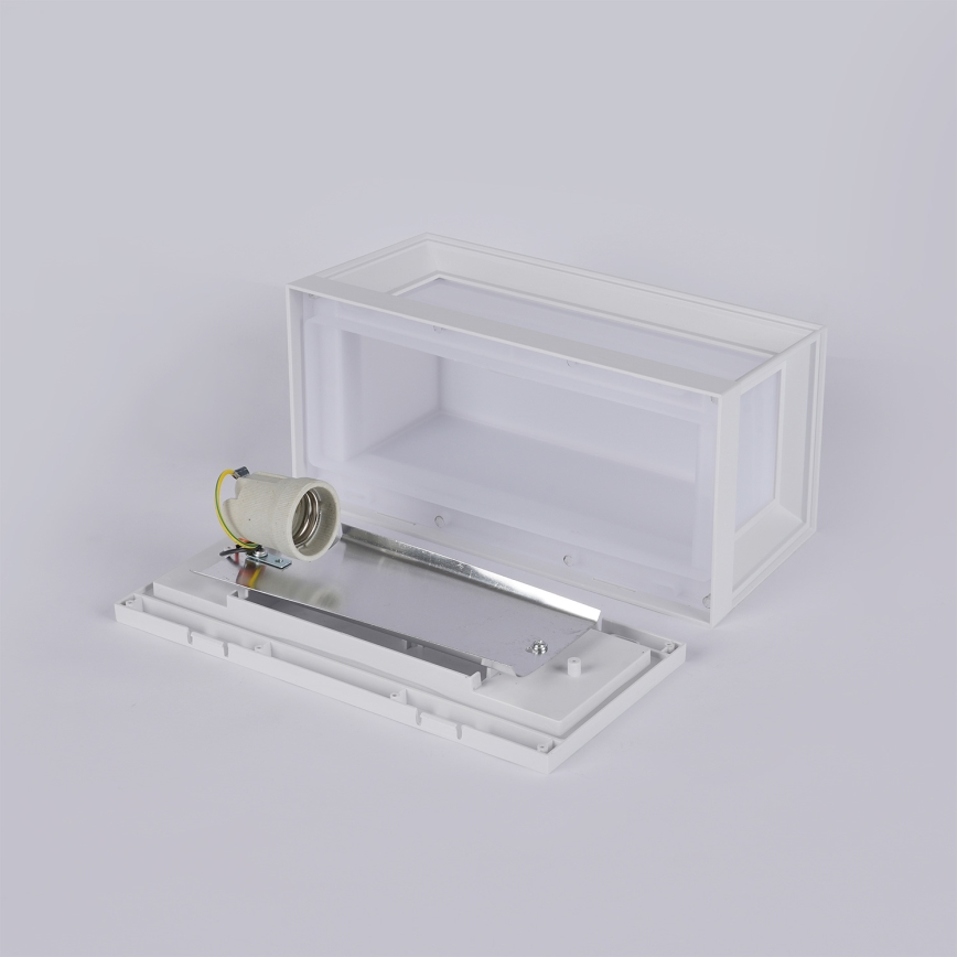 Brilagi - Zewnętrzny kinkiet PARKER 1xE27/60W/230V biały IP44