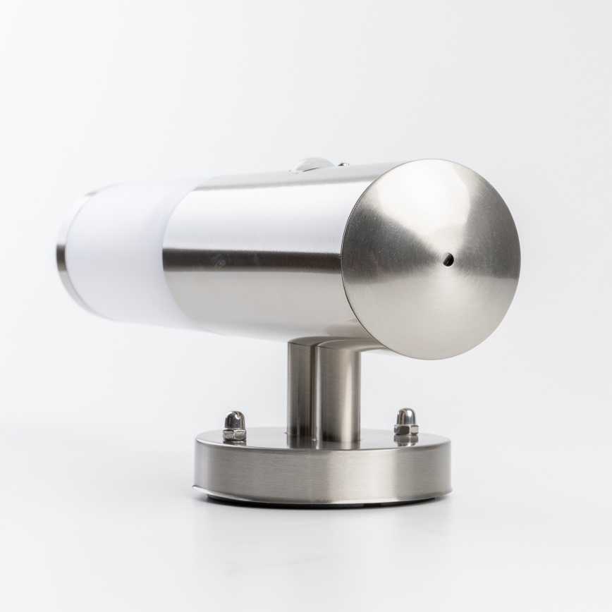 BRILAGI - Zewnętrzna lampa ścienna z czujnikiem ELIA 1xE27/20W/230V IP44 matowy chrom