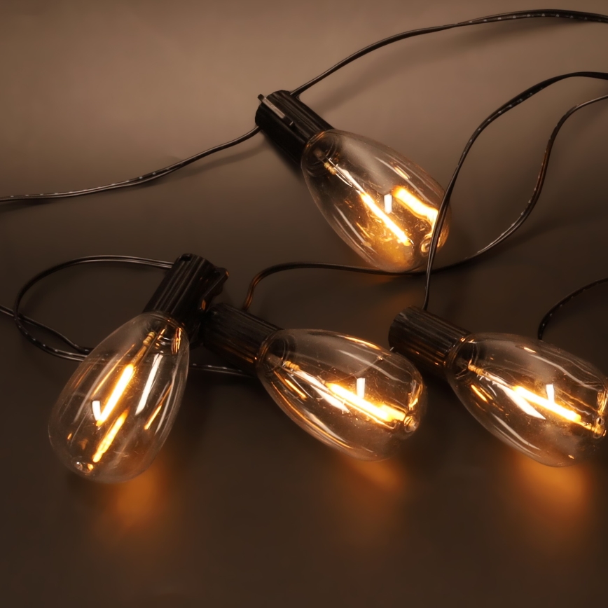 Brilagi - Zewnętrzny łańcuch dekoracyjny LED 10xLED/3xAA 3,2m IP44 ciepła biała