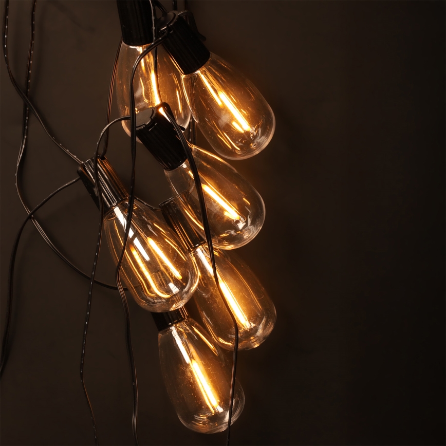 Brilagi - Zewnętrzny łańcuch dekoracyjny LED 10xLED/3xAA 3,2m IP44 ciepła biała