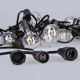 Brilagi - Zewnętrzny łańcuch dekoracyjny LED GIRLANDA 25xE12 20m IP44 zimna biel
