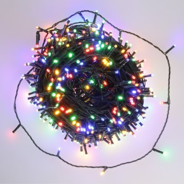 BRILAGI - Zewnętrzny łańcuch świąteczny 700 diod LED/8 funkcji, 75 m, IP44, wielokolorowy