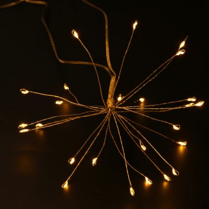 Brilagi - Zewnętrzny łańcuch świąteczny LED 150xLED 5m IP44 ciepła biała efekt fajerwerków