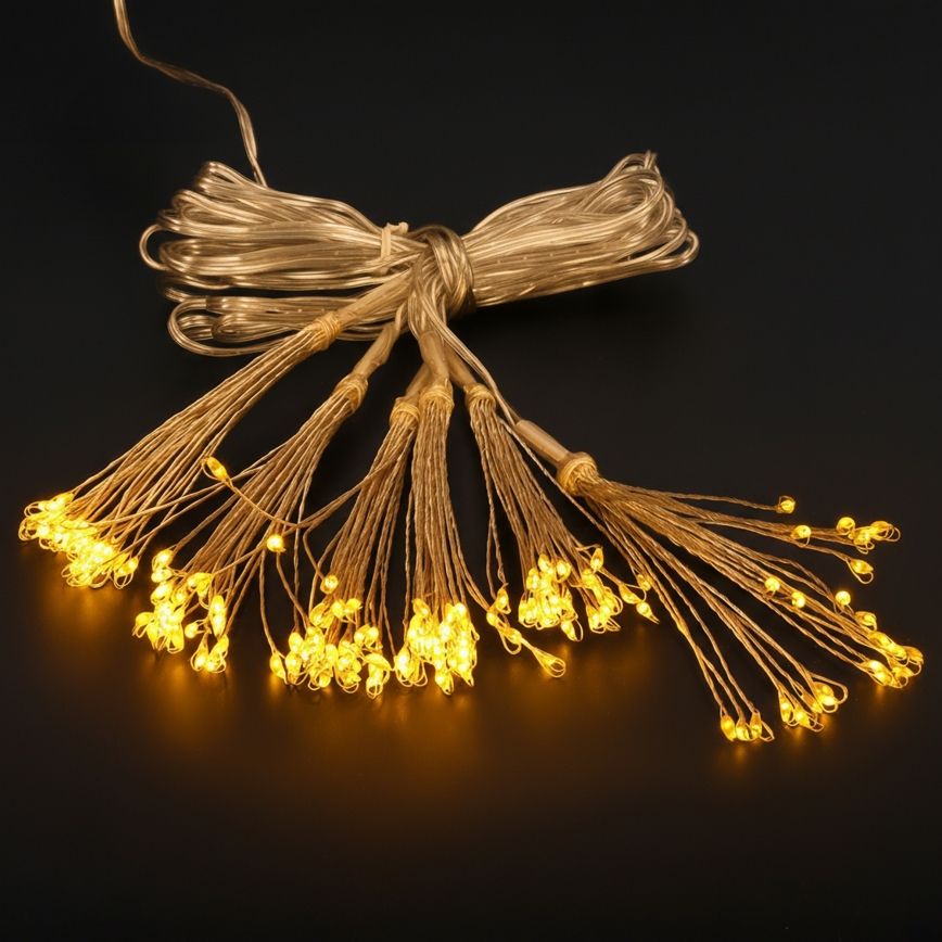 Brilagi - Zewnętrzny łańcuch świąteczny LED 150xLED 5m IP44 ciepła biała efekt fajerwerków