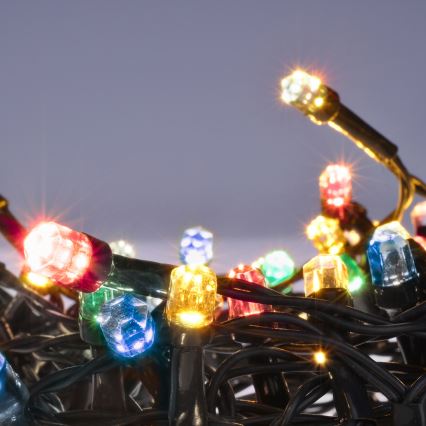 Brilagi - Zewnętrzny łańcuch świąteczny LED 200xLED/2 funkcje 25m IP44 wielokolorowy