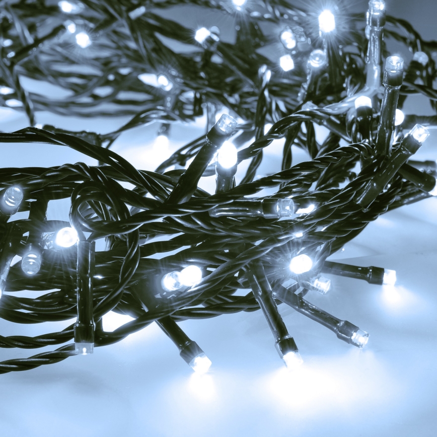Brilagi - zewnętrzny łańcuch świąteczny LED 300xLED/8 funkcji 35 m IP44 zimna biel