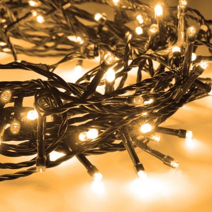 Brilagi - Zewnętrzny łańcuch świetlny LED 200xLED/8 funkcji 23 m IP44 ciepła biel