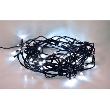 Brilagi - zewnętrzny łańcuch świetlny LED 300 diod/8 trybów 35 m IP44 zimna biel