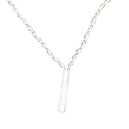 Brilagi - Zewnętrzny LED łańcuch świąteczny, 200 diod LED, 8 trybów świecenia, 13 x 0,6 m, IP44, zimna biel