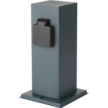 Brilagi - Zewnętrzny słupek zasilający PILLAR 1Z SCHUKO 230V IP44 antracyt