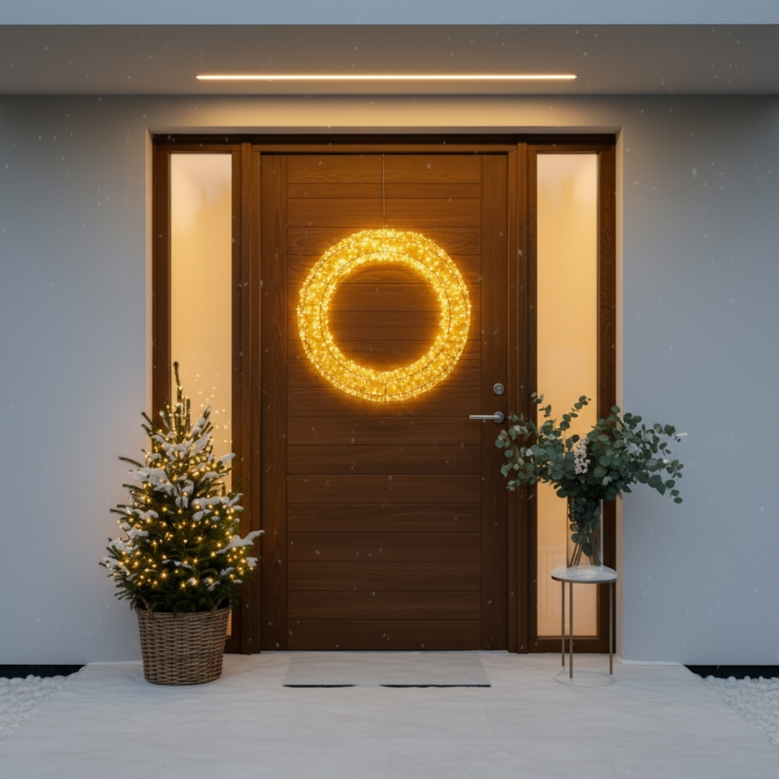 Brilagi - Zewnętrzny wieniec świąteczny LED/6W/230V IP44