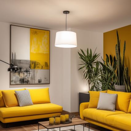 Brilagi - Żyrandol LED CERIA na przewodzie 1xE27/40W/230V śr. 45 cm biały