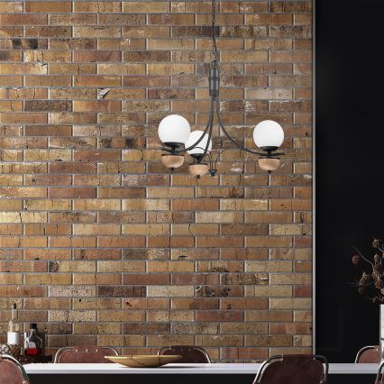 Brilagi - Żyrandol LED na łańcuchu COTTAGE 3xG9/40W/230V dąb/biały