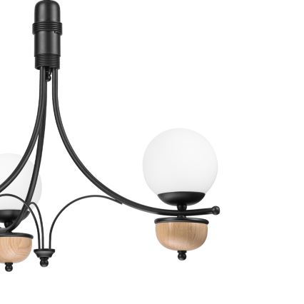 Brilagi - Żyrandol LED na łańcuchu COTTAGE 3xG9/40W/230V dąb/biały