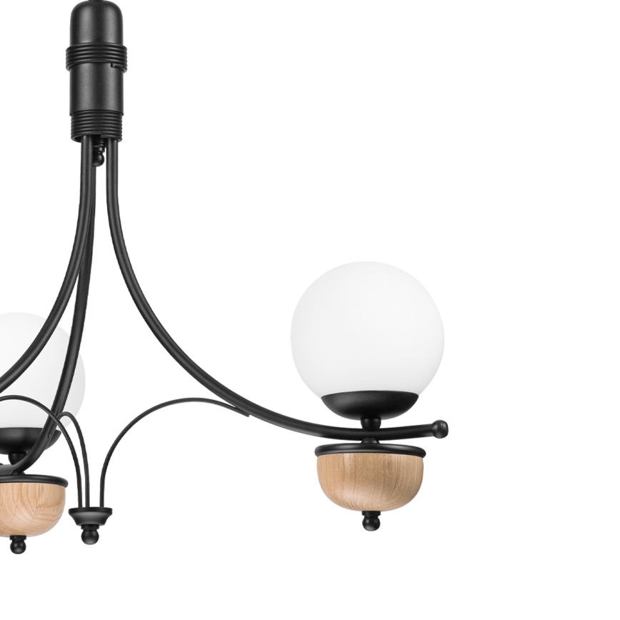 Brilagi - Żyrandol LED na łańcuchu COTTAGE 3xG9/40W/230V dąb/biały