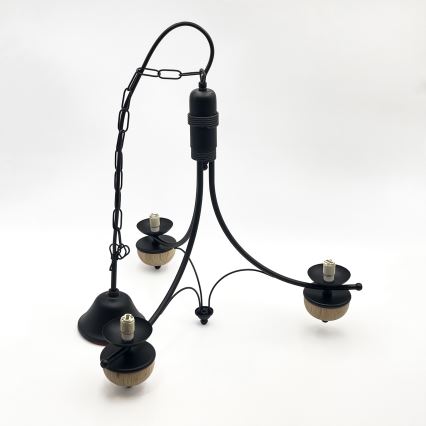 Brilagi - Żyrandol LED na łańcuchu COTTAGE 3xG9/40W/230V dąb/biały