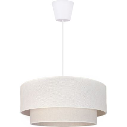 Brilagi - Żyrandol LED na lince BOHO ECO 1xE27/10W/230V Ø 40 cm kremowy