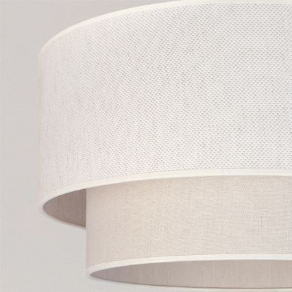 Brilagi - Żyrandol LED na lince BOHO ECO 1xE27/10W/230V Ø 40 cm kremowy