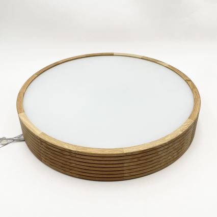 Brilagi - Żyrandol LED na lince CARVALHO MODERN 3xE27/60W/230V dąb śr. 47,5 cm