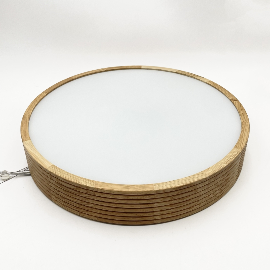 Brilagi - Żyrandol LED na lince CARVALHO MODERN 3xE27/60W/230V dąb śr. 47,5 cm